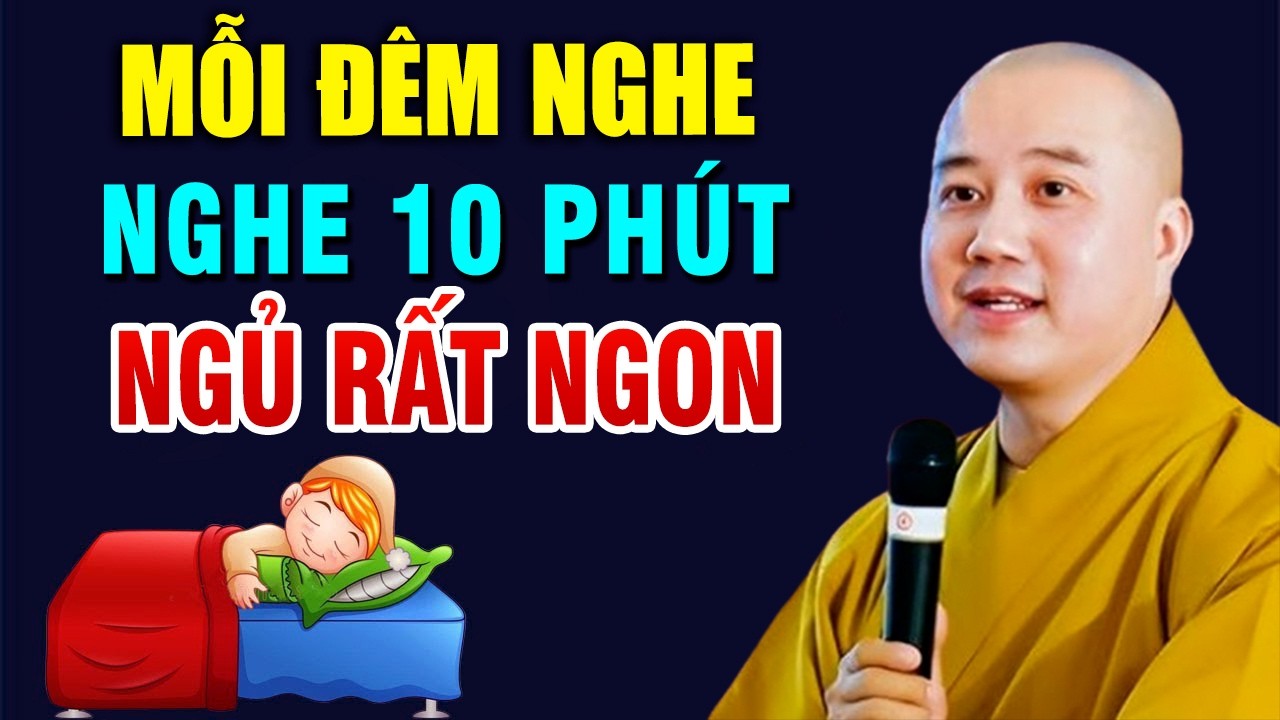 Mỗi Đêm Nằm Khó Ngủ Nghe Thầy Giảng Chỉ 10 Phút, Chìm Vào Giấc Ngủ Sâu Rất Hiệu Quả _ Thầy Pháp Hòa