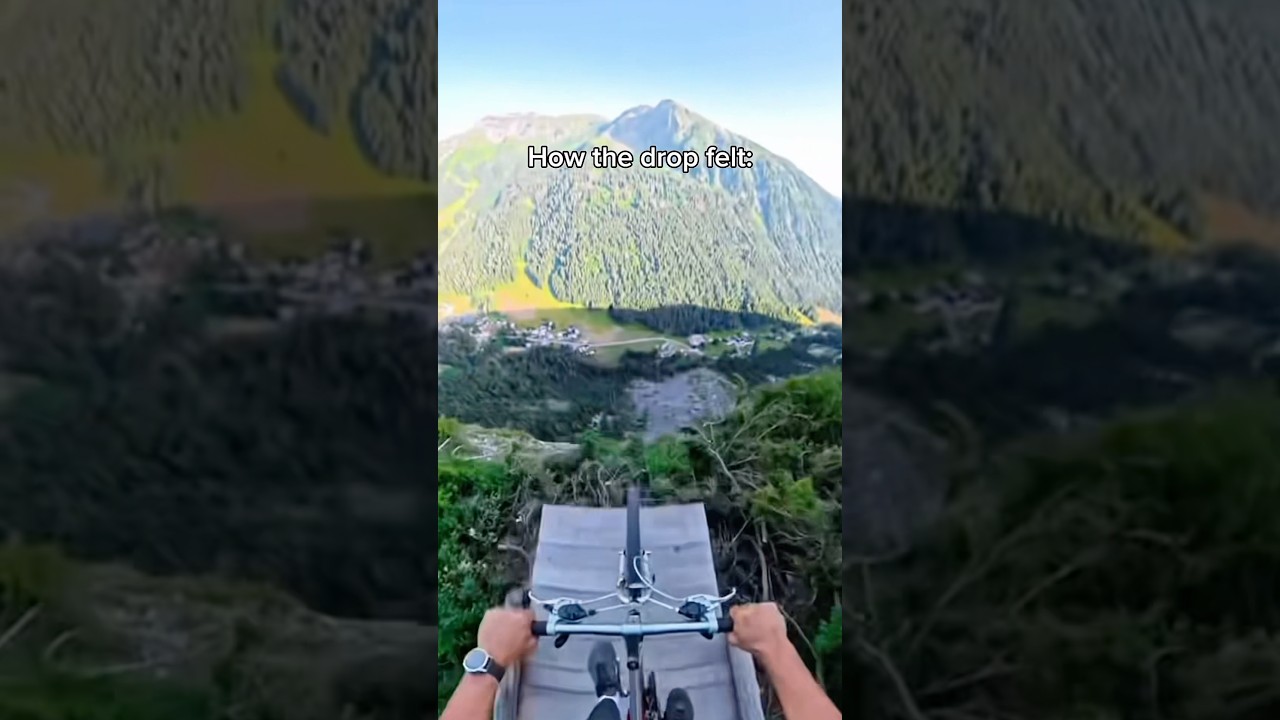 How The Mountain Bike Drop Felt Vs Reality