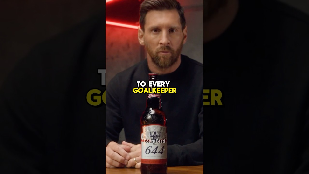 Messi sent bottles of beer to every goalkeeper he scored against 🍻🐐