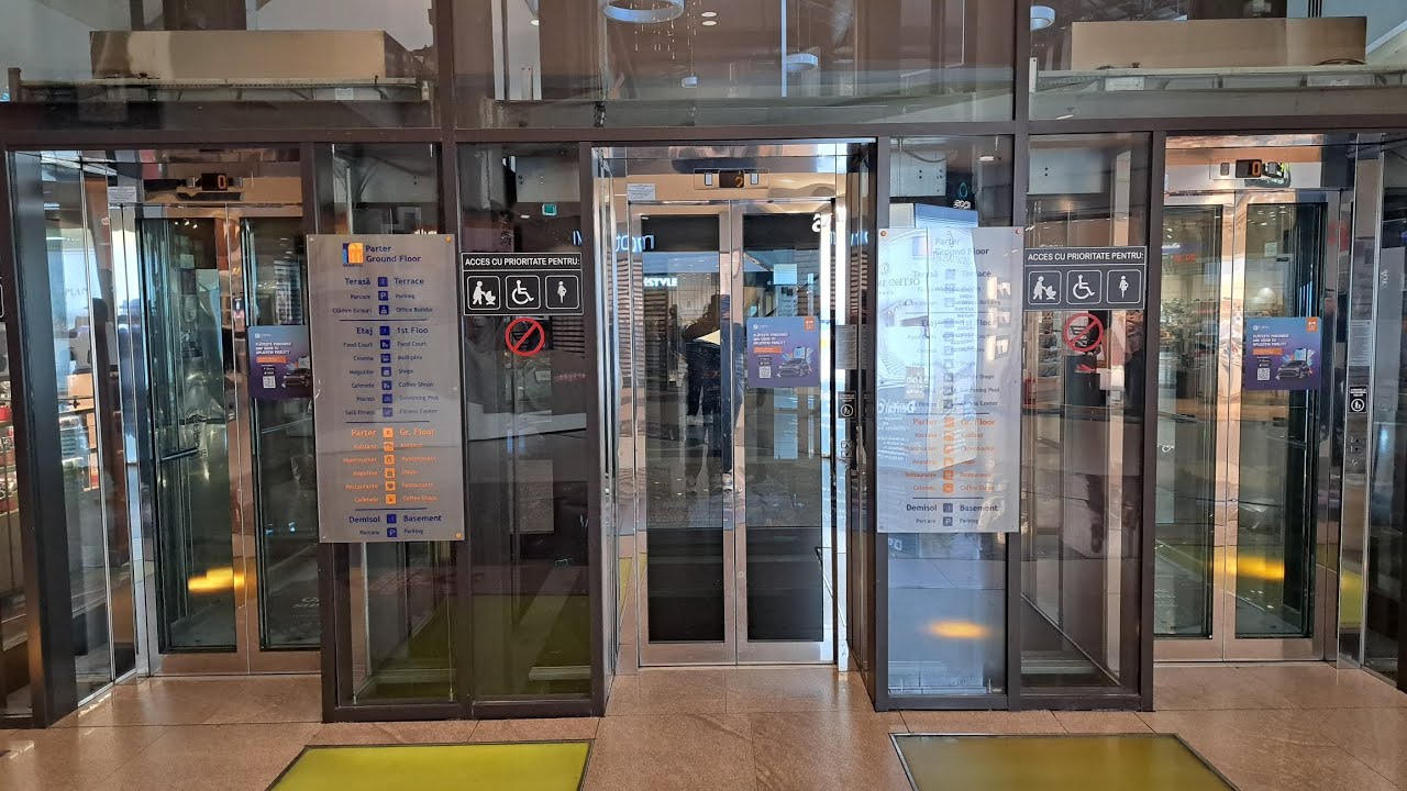 Amazing & efficient 2007 Schindler EuroLifts - Iulius Mall, Cluj-Napoca, RO