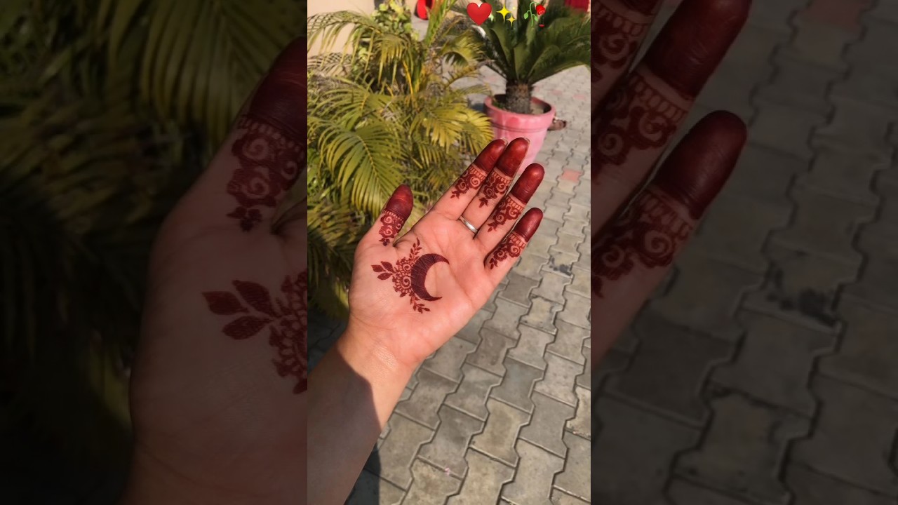 simple front hand mehendi designs 🥀✨🌼#mehndi #henna #trending #aesthetic