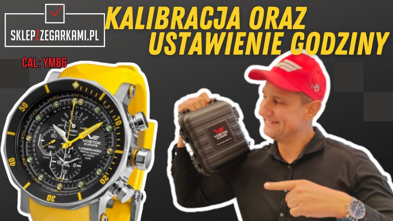 Vostok Europe kal. YM86 - PEŁNE USTAWIENIE cz. 1/3 (kalibracja i ustawienie godziny) PORADNIK