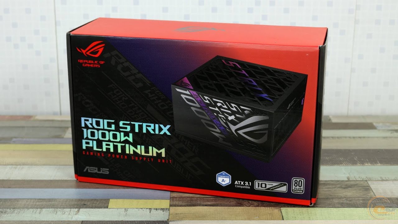 ASUS ROG STRIX 1000W Platinum PSU Unboxing