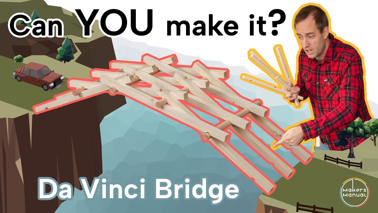 Making a Da Vinci Bridge Party Game Puzzle | FREE PLANS