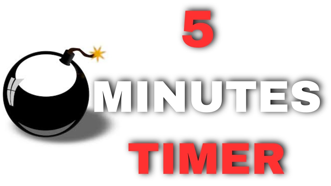 5 Minutes Countdown Boom || Calm Timer⏳⏰