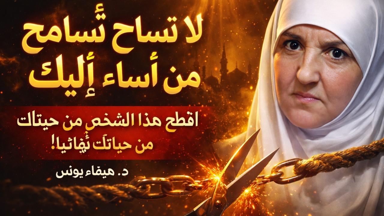 لا تُسامح من أساء إليك — اقطع هذا الشخص من حياتك نهائيًا! د . هيفاء يونس