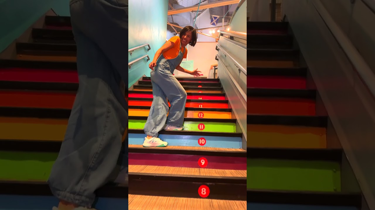 Going up the STAIRS🪜😯  #123andres #maths #counting #kindergarten #kidsmusic #kidsvideo #preschool
