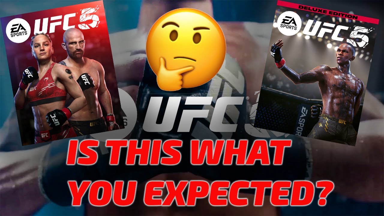 UFC 5 Standard & Deluxe Edition Covers Revealed!