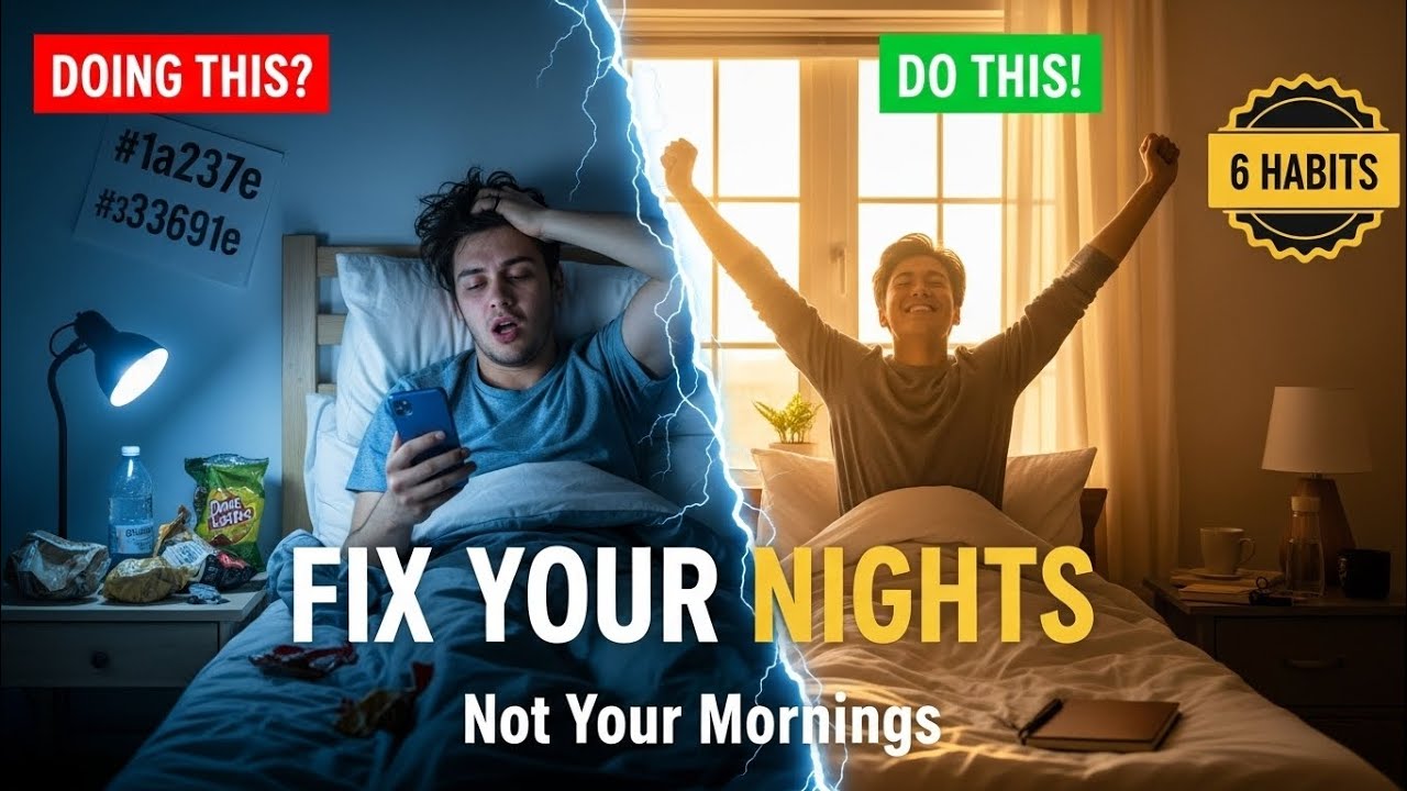 You Can't Out-Morning a Bad Night ( Why Your Night Routine Matters More Than Your Morning Routine)