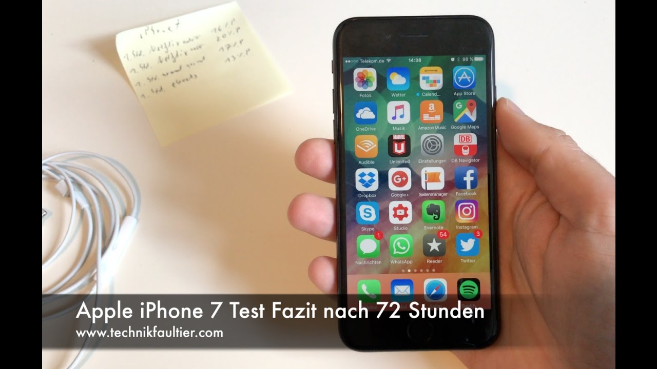Apple iPhone 7 Test Fazit nach 72 Stunden