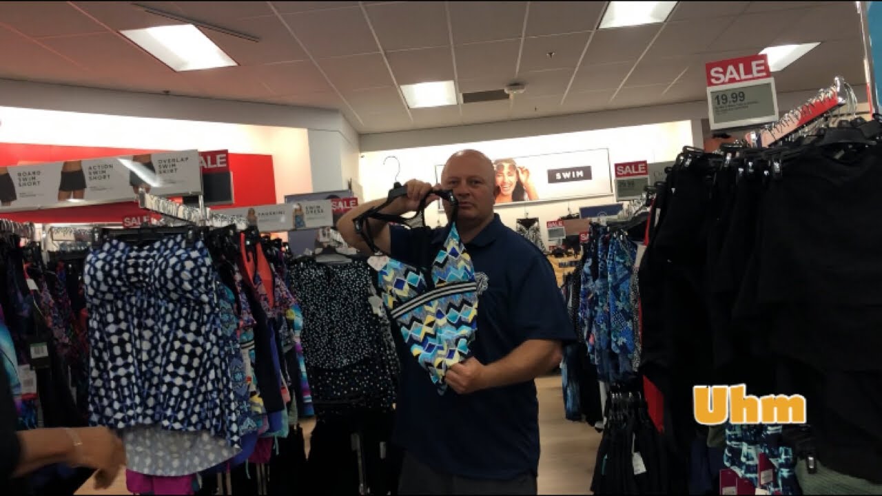 Going bathing suit shopping w/ my overprotective parents