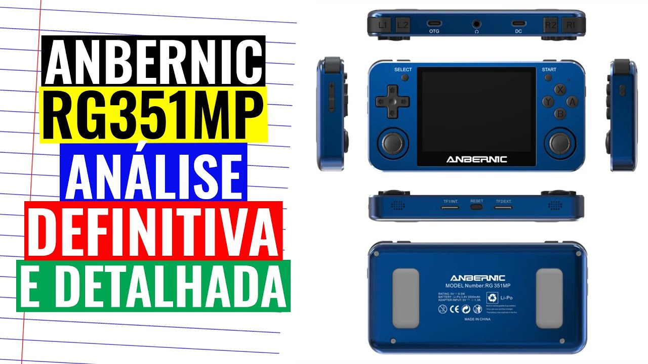 RG351MP: Análise Definitiva e Detalhada Dicas de Configuração O Melhor Console Portátil da Anbernic?