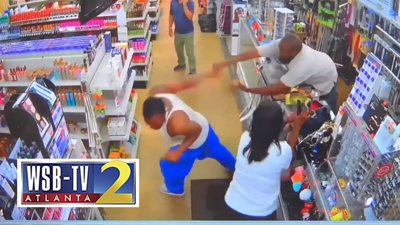 Bold thief caught on camera stealing cash from beauty supply store
