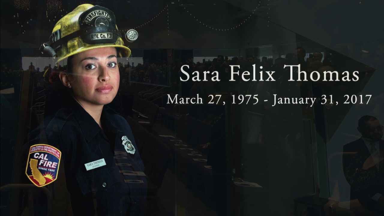 Complete Memorial Services for Firefighter II Sara Thomas