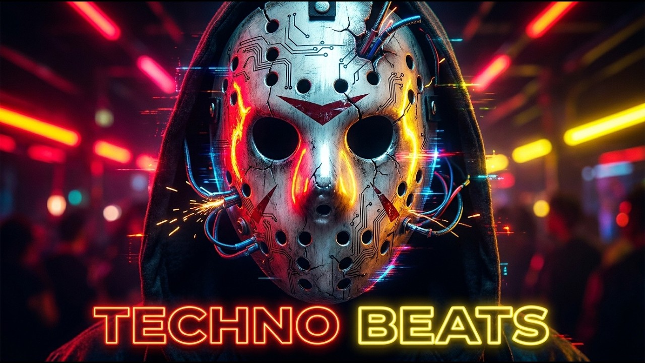 Biomechanical Mask Techno Beats 🔥 Futuristic Techno Mix