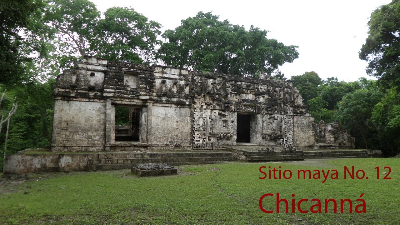 Sitio maya No. 12. Chicanná, Campeche