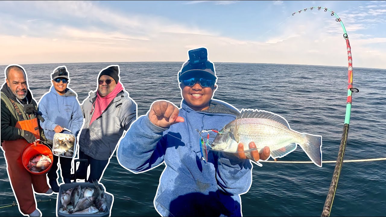 Ultimate Porgy Slam on Jamaica II Boat with Brothers In Bait!