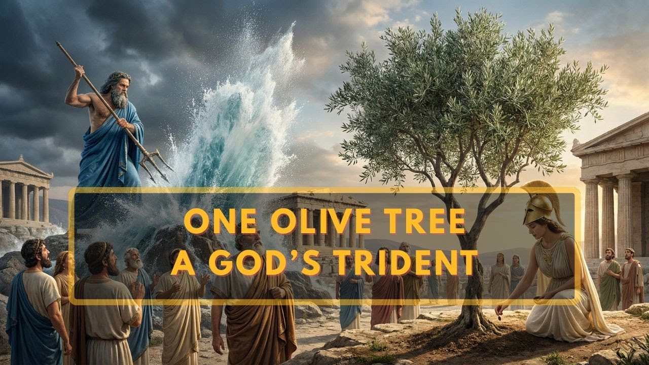 Athena vs Poseidon The Olive Tree That Won Athens | Boring History For Sleep | WorldEra History