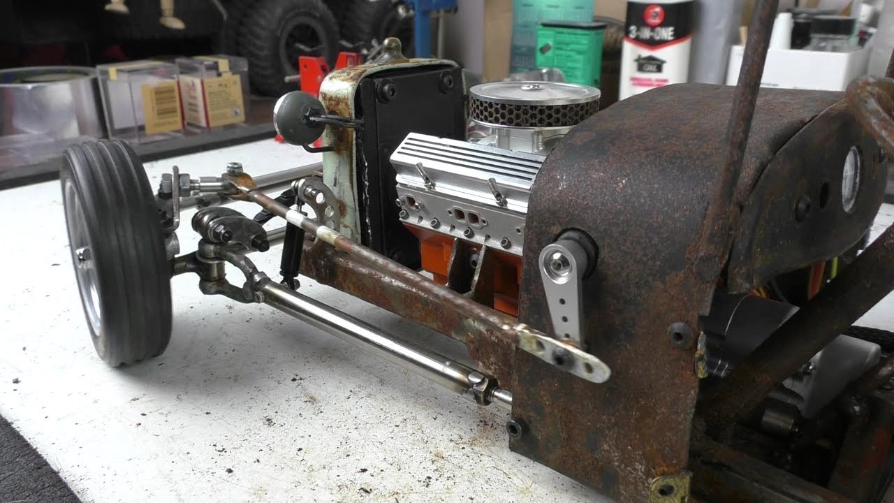 Rust Never Sleeps (part 43) RC Rat Rod charity auction build for Cancer Society NZ.