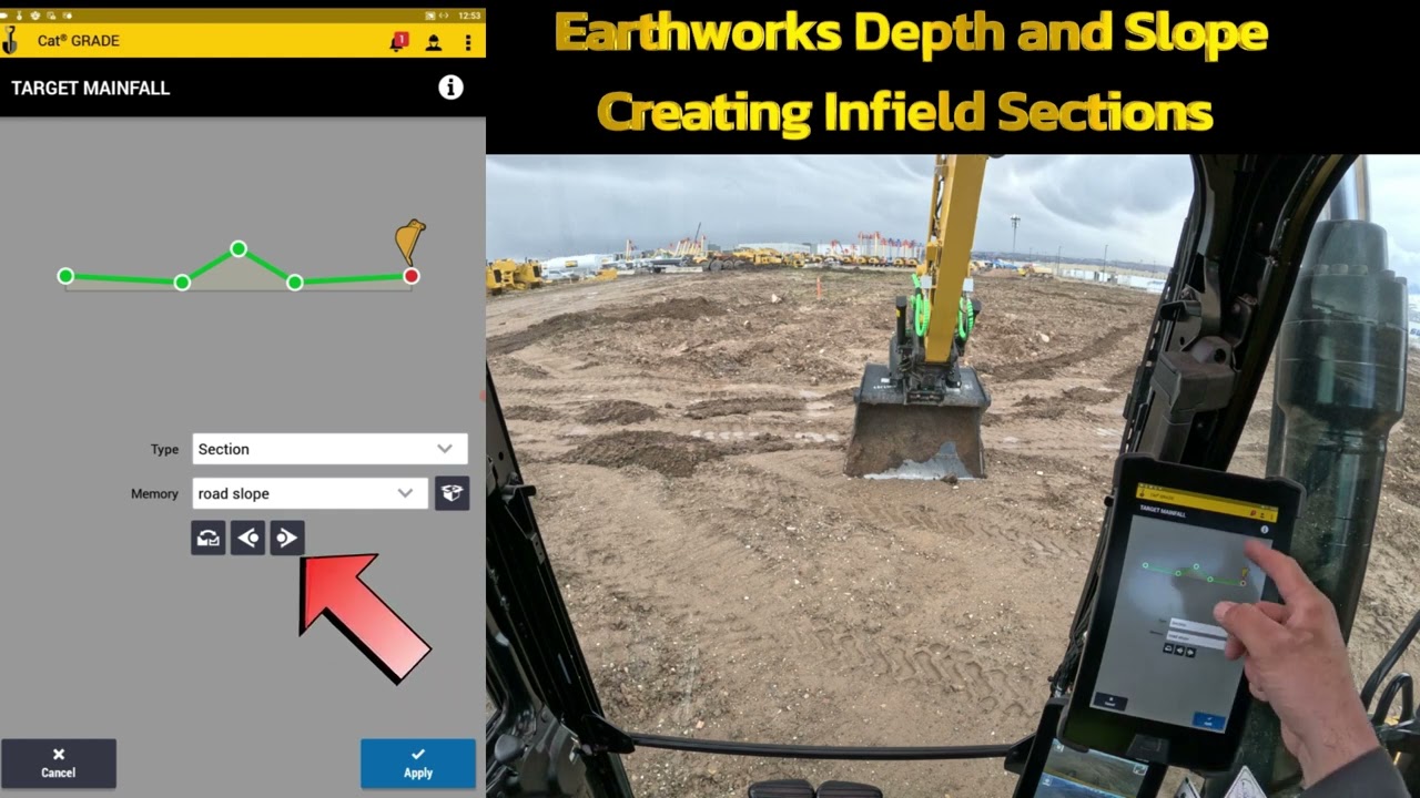 SITECH Intermountain Trimble Earthworks Depth and Slope Using Sections