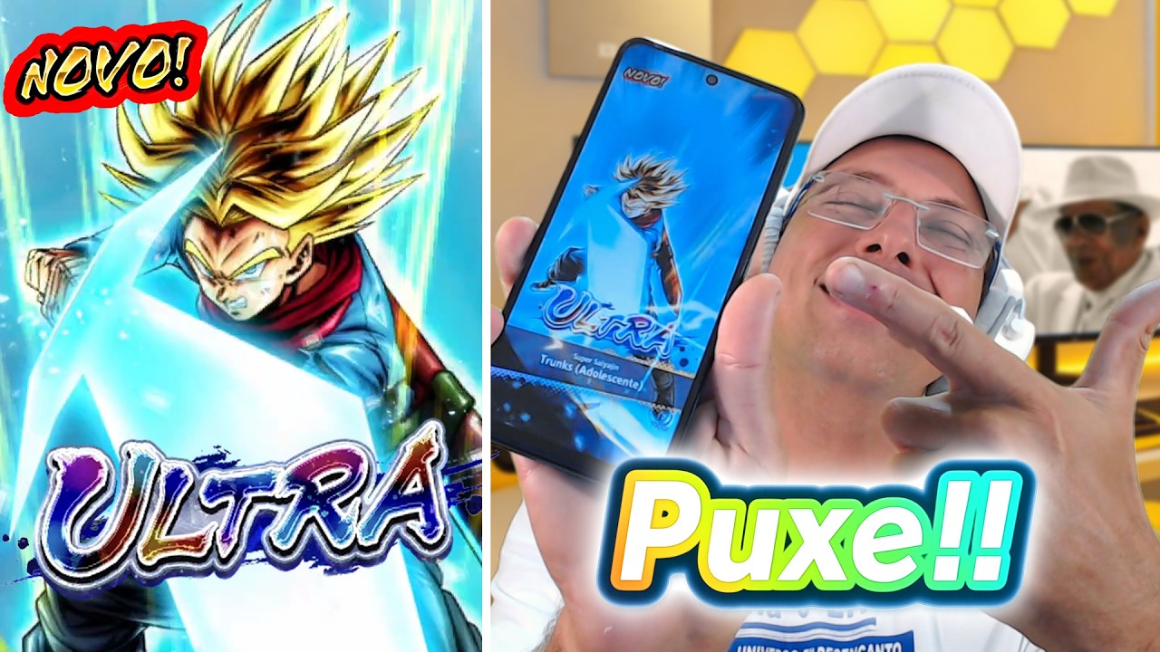 PEGUEI O TRUNKS ULTRA COM POUCOS CRISTAIS NA MINHA CONTA PRINCIPAL - DRAGON BALL LEGENDS