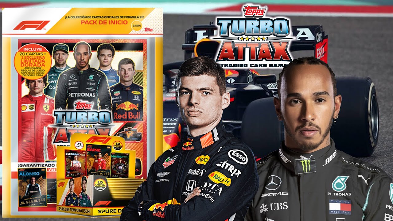 🏁 🧨VUELVE LA F1: PACK DE INICIO+ SOBRES TURBO ATTAX 2021-22 🍾 | CARTAZA DE FERNANDO ALONSO