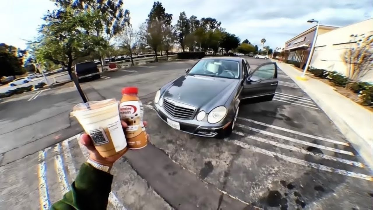 POV Driving to get some Delicious coffee at Cerritos in my 2008 Mercedes V6