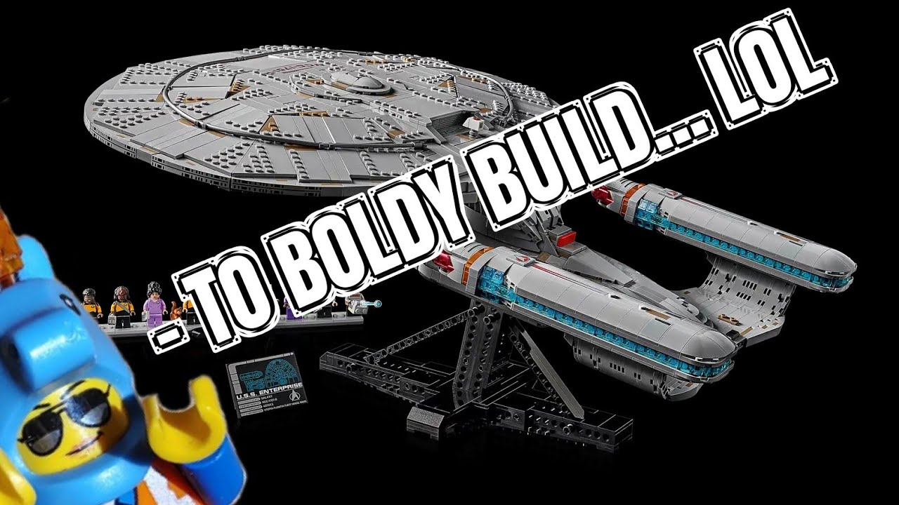 Build and Review of Lego Icons Star Trek The Next Generation U.S.S. Enterprise NCC-1701-D
