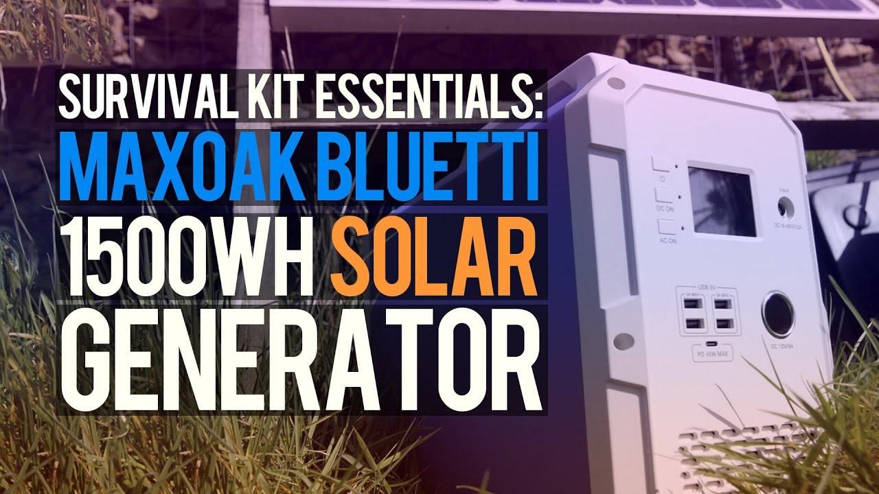 Maxoak Bluetti EB150: Power Through the Apocalypse!