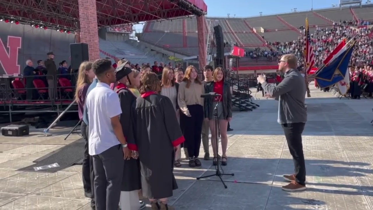 UNL Jazz Singers - Star Spangled Banner (at commencement)