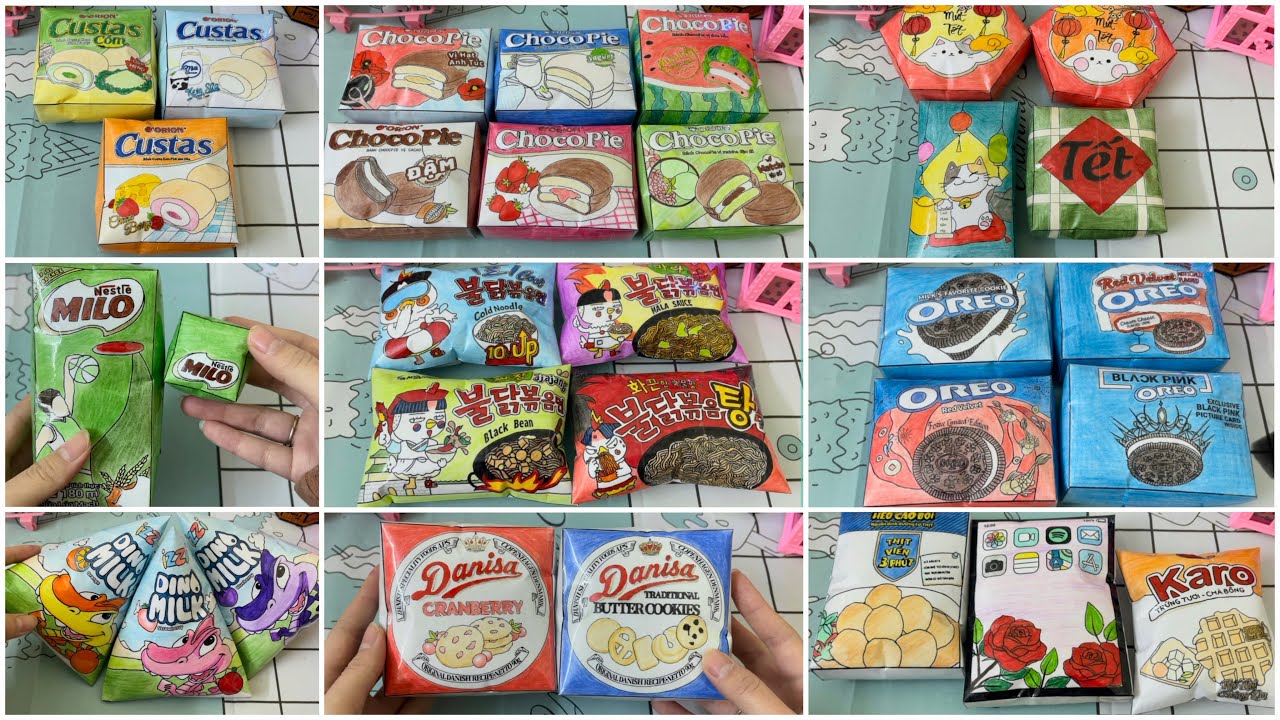 Giới thiệu squishy giấy đợt 5 của shop mình - Introduce my shop new paper squishies
