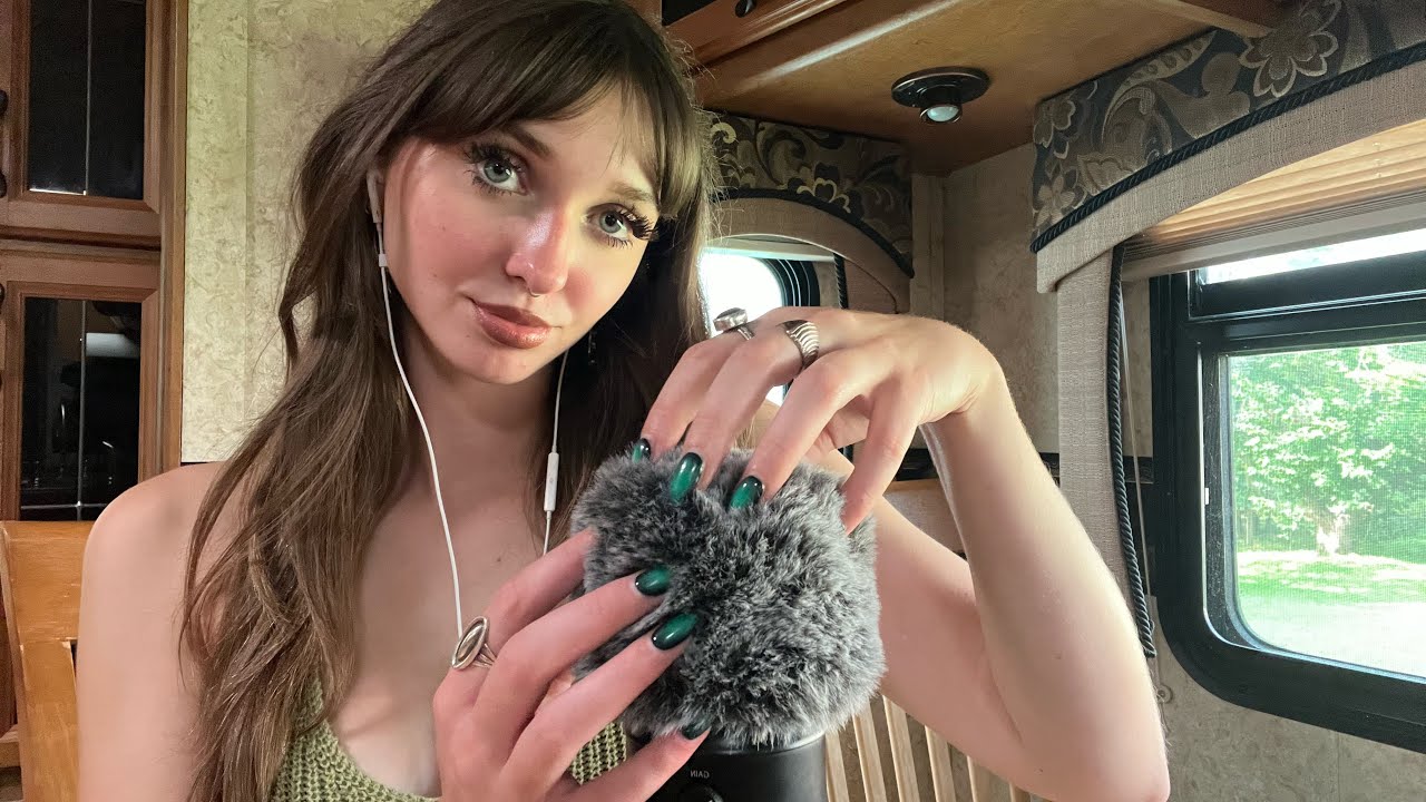 ASMR Mic Scratching Fluffy And Foam Mic Covers