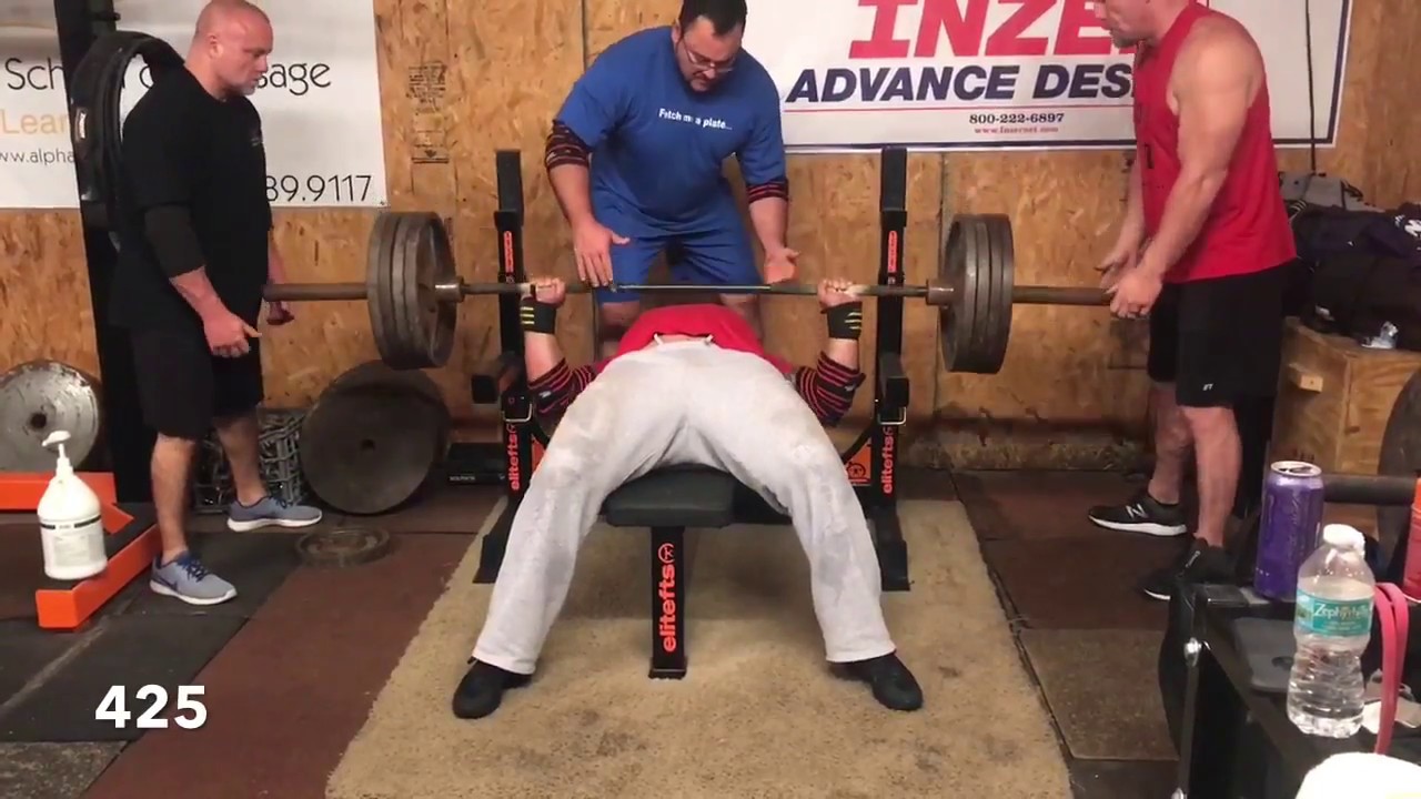 Brian Carroll | 10/20/Life | Bench press from 425-755lbs