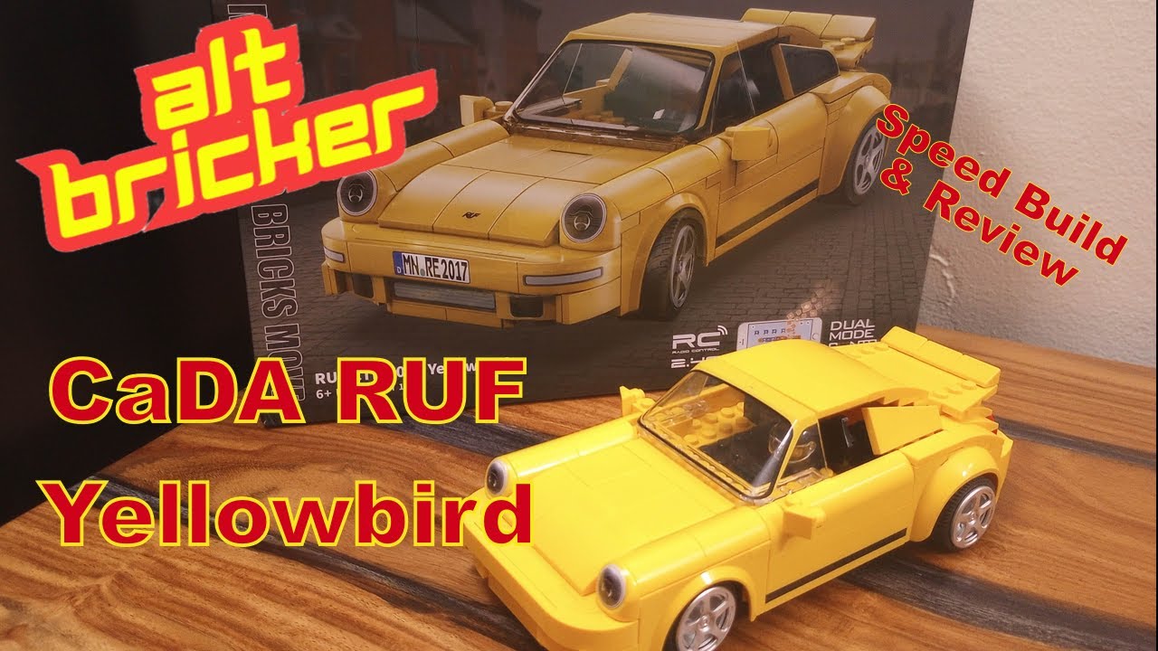 CaDA RUF Yellowbird RC speed build & review | Lego alternative RC set
