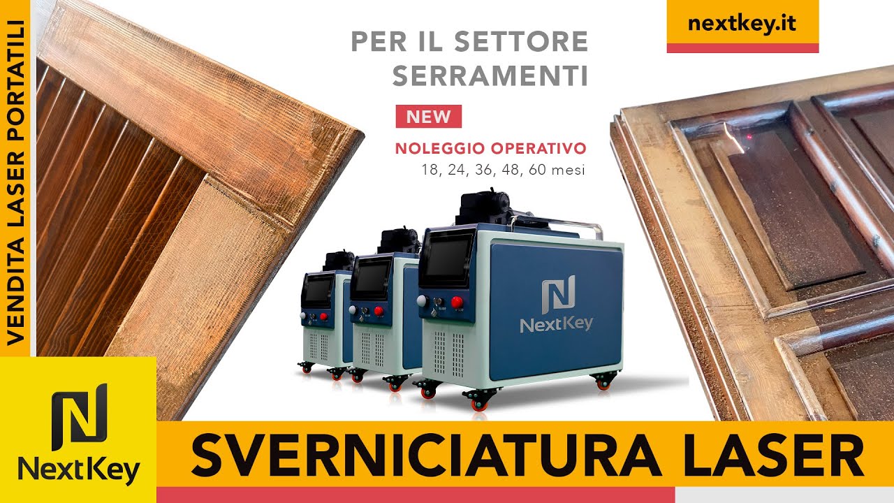 Sverniciatura laser serramenti in legno | Nextkey srl pulitori laser portatili