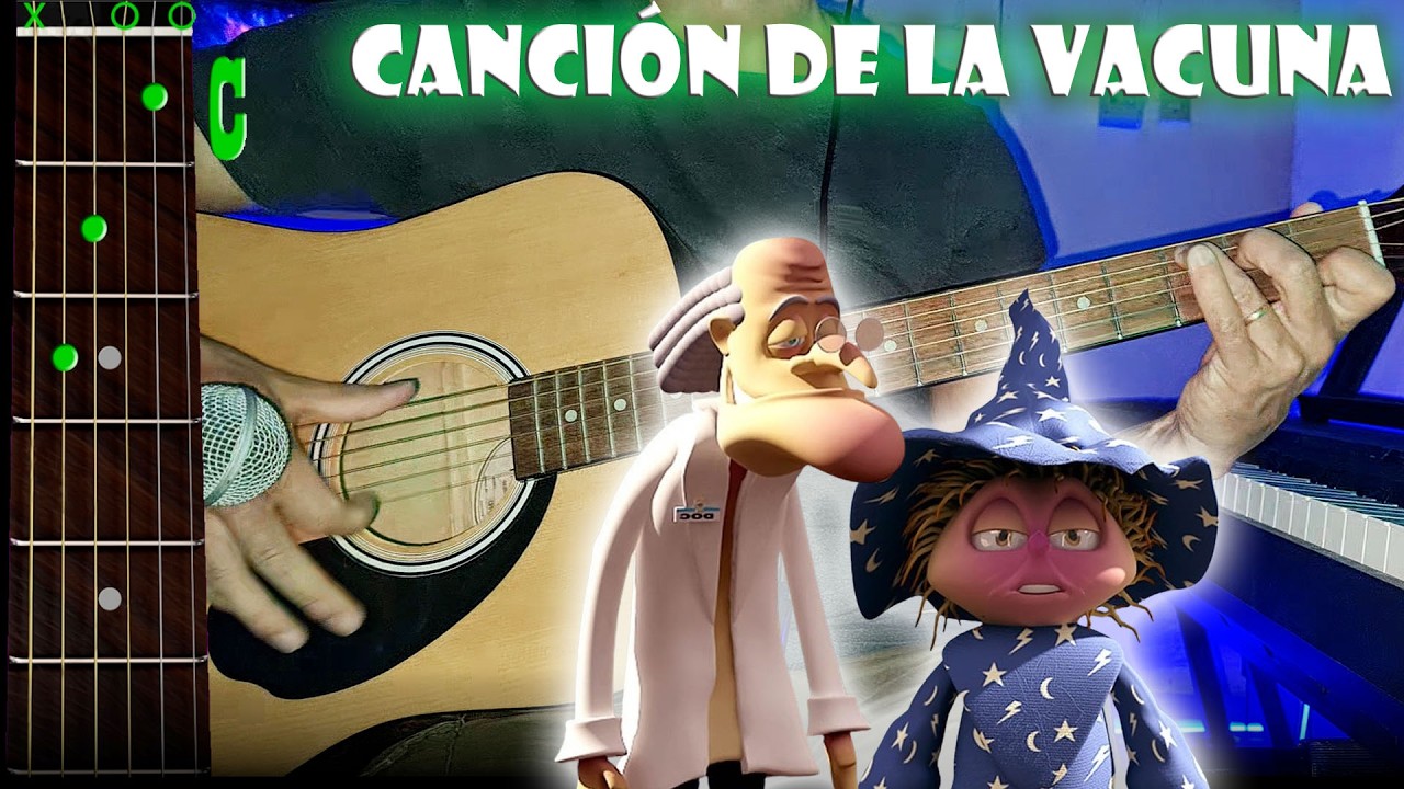 La Canción de la Vacuna (El Brujito de Gulubú) | Guitarra | Acordes | Tutorial | Cover