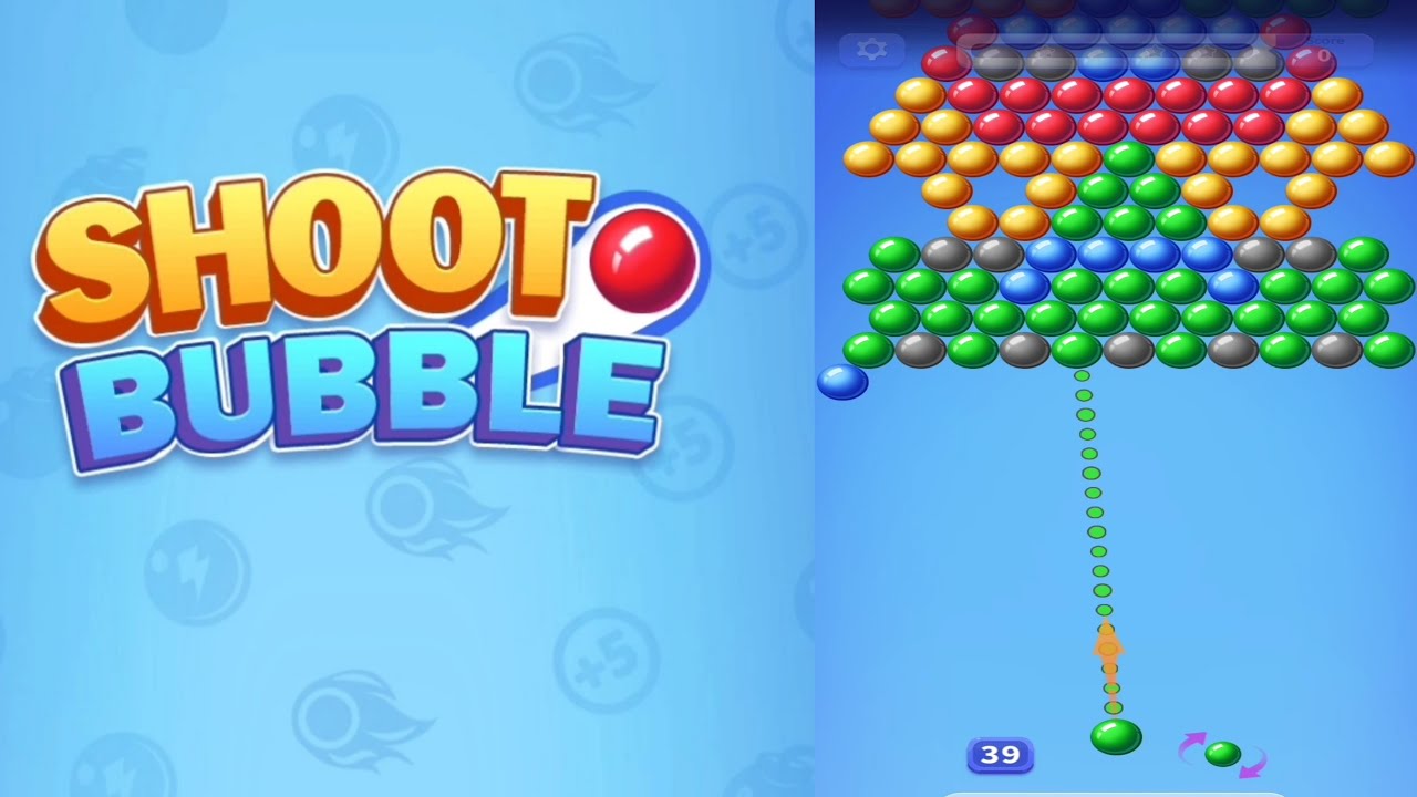 Shoot Bubble - Pop Bubbles - Level 4 #shorts