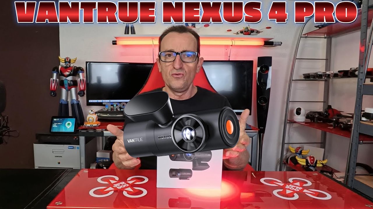 DASHCAM VANTRUE N4 PRO Presentation 1ere Partie , appli et MAJ firmware