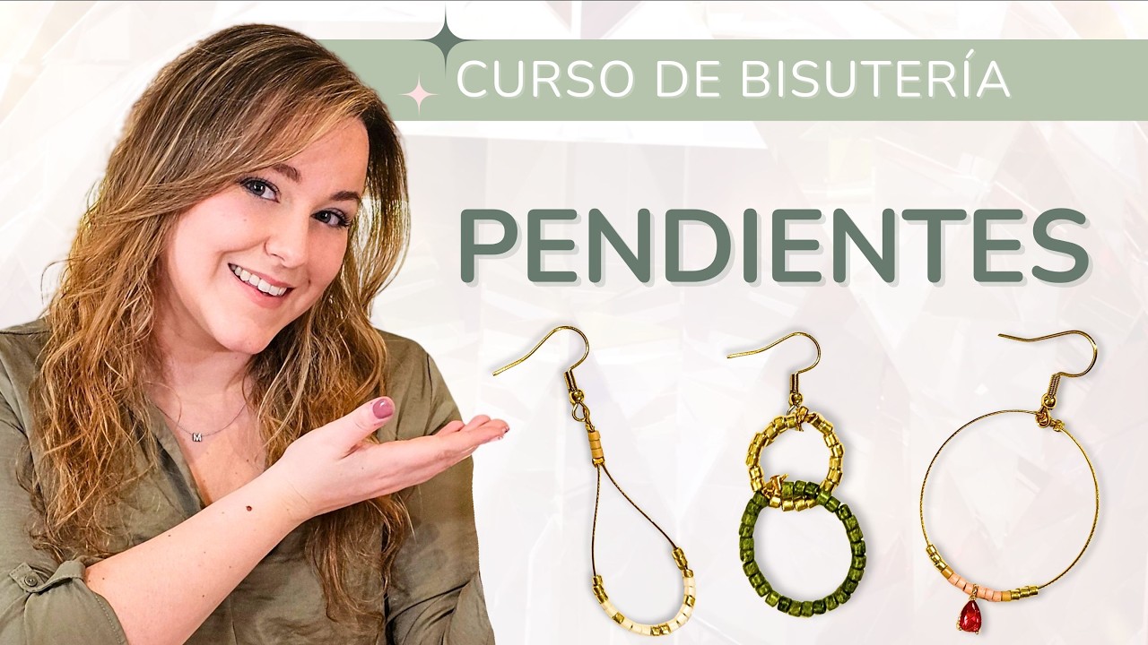 🔴PENDIENTES con cable de ACERO | 7 diseños muy fáciles