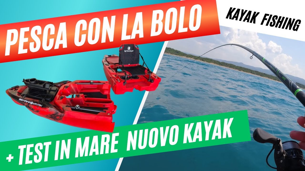 Pesca a BOLOGNESE dal Kayak su sabbia con TRIKEN 330 LIVE S – Pieghe ESTREME della canna!