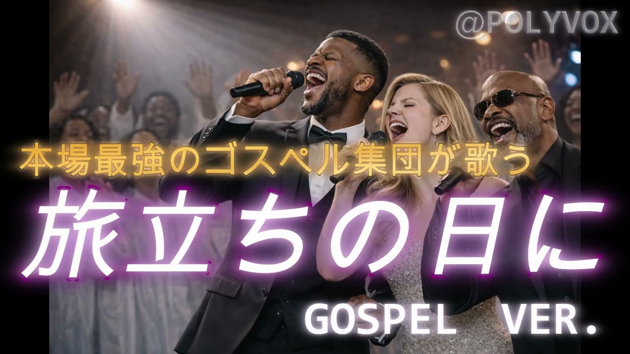 【ゴスペル ver.】旅立ちの日に/卒業ソング｜合唱曲 ｜Polyvox Cover｜#ゴスペル #アカペラ #ビートボックス　#jpop