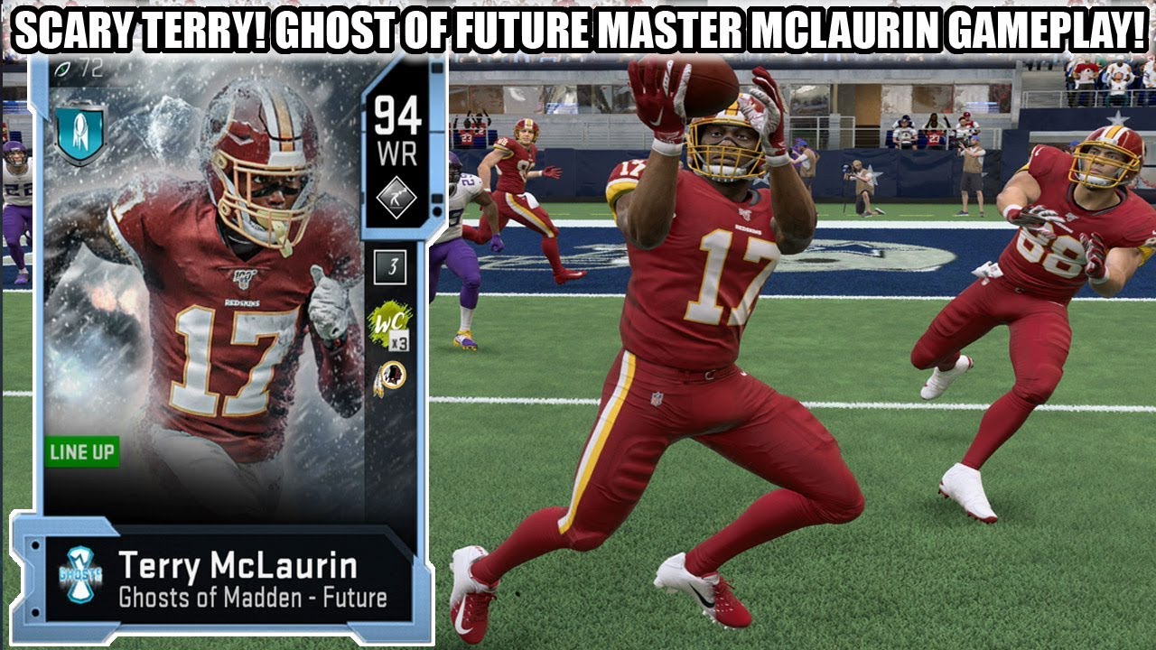 SCARY TERRY! GHOST OF MADDEN FUTURE MASTER TERRY MCLAURIN GAMEPLAY! | MADDEN 20 ULTIMATE TEAM