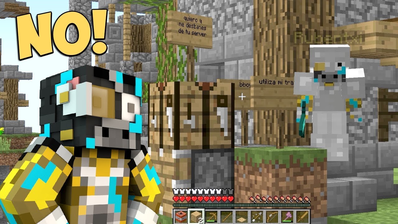 ME INTENTAN TROLLEAR EN MINECRAFT Y USO MI TRAMPA