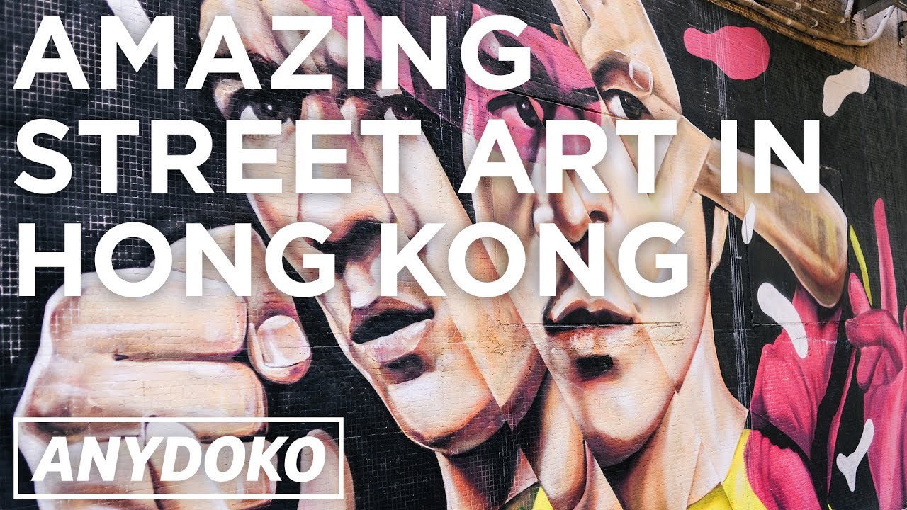 Amazing Street Art in Hong Kong!