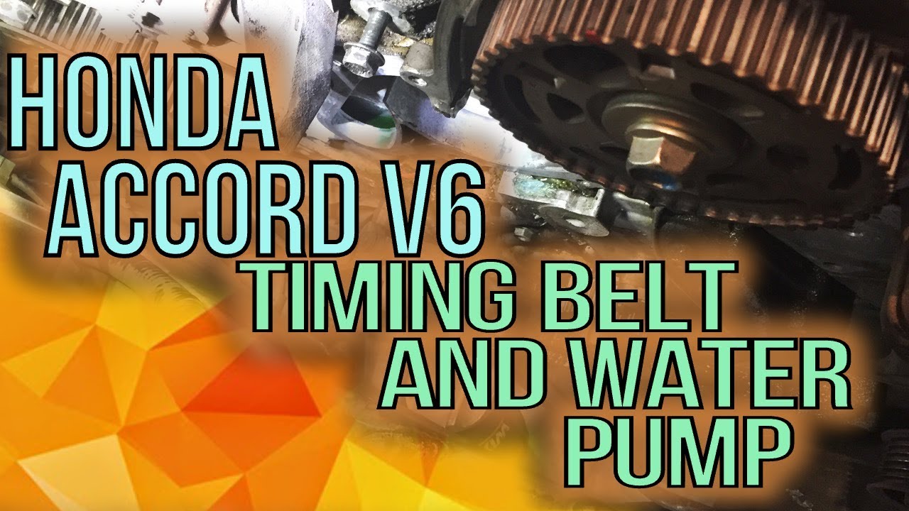 Снятие ремня ГРМ Honda Accord V6
