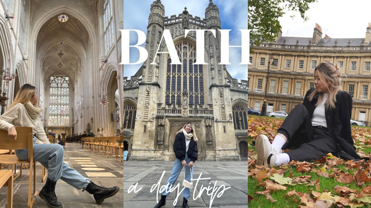 vlog| a day trip to BATH 🇬🇧 Roman Bath, Bath Abbey, most elegant tearoom in UK 🫖