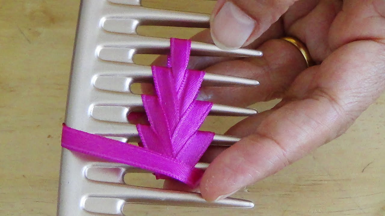 Hand Embroidery: DIY Ribbon Flowers