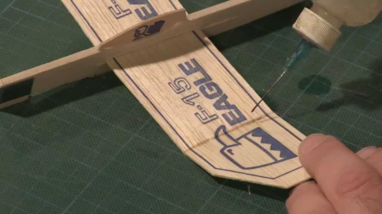 How To Modify A Stock Balsa Glider with Tom Sanders