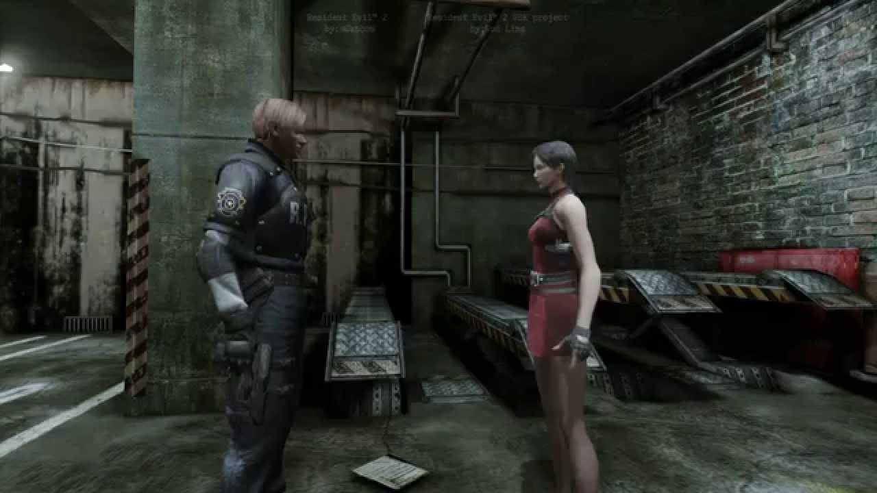 Resident Evil 2 Remake -fan UDK project- LeonB 'Meeting Ada'