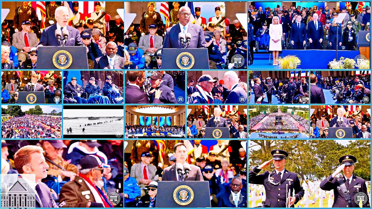 80th Anniversary D-Day at Normandy American Cemetery | Emotional Tribute